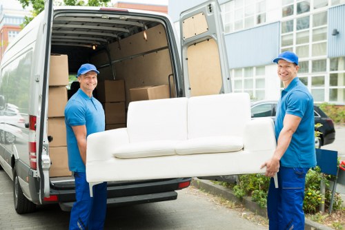 Removal team preparing a same day move in Bromley