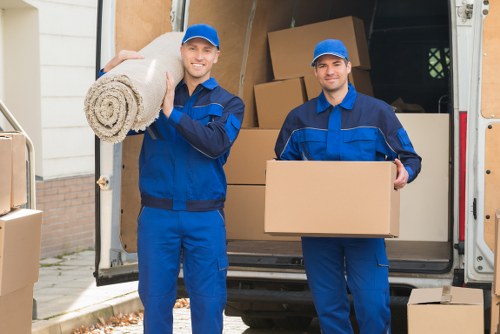 Packing and transport support for an office move