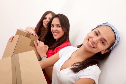 Furniture handling during a house move in Bromley