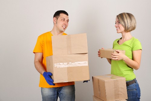 Professional packing materials and organised cartons prepared for a move in Bromley
