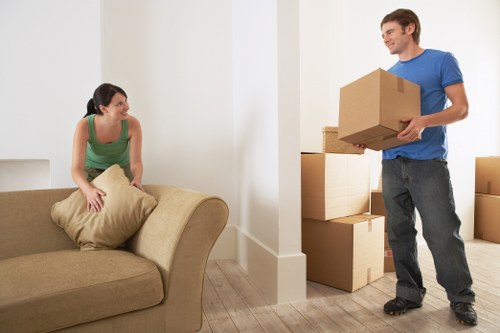 Man and van transporting office items and furniture around Bromley